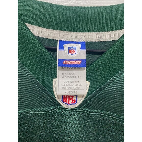 Vintage New York Jets Randy Moss #83 NFL Home Jersey Men's  XL Green Reebok - Picture 3 of 4